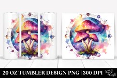 Magical Celestial Mushroom 20 Oz Tumbler Product Image 1
