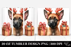 Winter Baby Malinois 20 Oz Tumbler Product Image 1