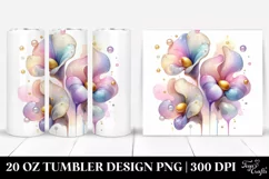 y Sweet Pea, Transparent 20 Oz Tumbler Product Image 1