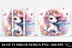 Pastel Baby Unicorn | 20 Oz Tumbler Product Image 1