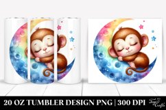 Colorful Baby Monkey Moon | 20 Oz Tumbler Product Image 1