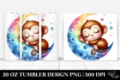 Colorful Baby Monkey Moon | 20 Oz Tumbler Product Image 1