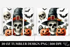 Funny Skull Clipart, High-Res 20 Oz Tumbler Product Image 1