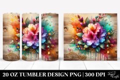 Colorful Rhododendron Insertions 20 Oz Tumbler Product Image 1