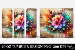 Colorful Rhododendron Insertions 20 Oz Tumbler Product Image 1