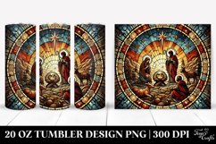 Bold Nativity Scene Stained Clipart Product Image 1
