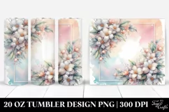 Abstract Pastel Shiny Jasmine | 20 oz Tumbler Product Image 1