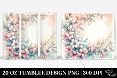 Abstract Pastel Shiny Jasmine | 20 oz Tumbler Product Image 1