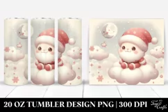 Cute Retro Santa | 20 oz Tumbler Product Image 1
