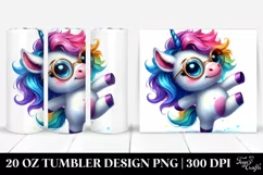 Baby Unicorn Dancing | 20 oz Tumbler Product Image 1
