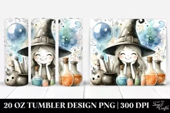 Whimsical Witch & Potion Tumbler | 20 oz Tumbler Product Image 1
