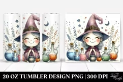 Whimsical Witch & Potion Tumbler | 20 oz Tumbler Product Image 1