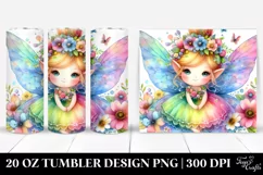 Cute Fairy Whimsical Design 20 Oz Tumbler Product Image 1