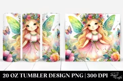 Cute Fairy Whimsical Design 20 Oz Tumbler Product Image 1