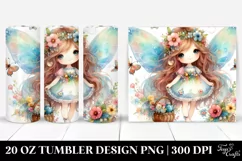 Cute Fairy Whimsical Design 20 Oz Tumbler Product Image 1