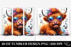 Baby Highlandcow Playing | 20 oz Tumbler Product Image 1