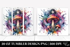 Magical Celestial Mushroom 20 Oz Tumbler Product Image 1