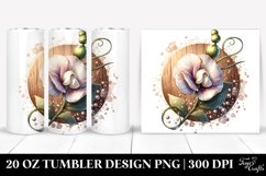 Shiny Sweet Pea with Material | 20 Oz Tumbler Product Image 1