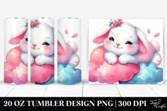 Resting Baby Bunny | 20 Oz Tumbler Product Image 1