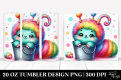 Cute Small Baby Caterpillar Sleeping | 20 oz Tumbler Product Image 1