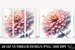 Detailed Zinnia | Tumbler Product Image 1