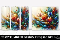 Colorful Hyacinth Stained | 20 Oz Tumbler Product Image 1