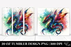 Colorful Stained Floral Tumbler | 20 Oz Tumbler Product Image 1
