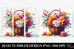 Colorful Freesia Basket | Tumbler Product Image 1