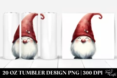 Smiling Retro Gnome 20 Oz Tumbler Product Image 1