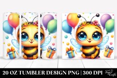 Colorful Cute Baby Bee | 20 Oz Tumbler Product Image 1