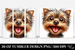 Colorful Yorkipoo Crazy Funny | 20 Oz Tumbler Product Image 1