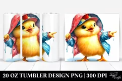 Cute Baby Chicken Dancing | 20 oz Tumbler Product Image 1