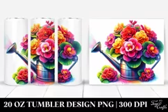 Vibrant Sprinkling Can,Begonia|20 oz Tumbler Product Image 1