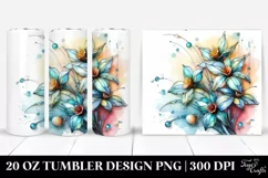 Abstract Shiny Narcissus Clipart 20 Oz Tumbler Product Image 1