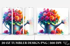 Vibrant Sprinkling Can,Begonia|20 oz Tumbler Product Image 1