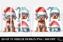Winter Baby Vizsla 20 Oz Tumbler Product Image 1