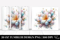 Abstract Freesia Tumbler | 20 oz Tumbler Product Image 1