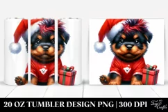 Expressive Baby Rottweiler 20 Oz Tumbler Product Image 1