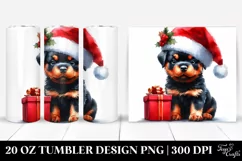 Expressive Baby Rottweiler 20 Oz Tumbler Product Image 1