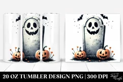 Funny Halloween Tombstone 20 Oz Tumbler Product Image 1