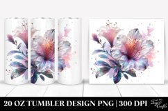 20 Oz Tumbler Sublimation | Shiny Azalea Material Product Image 1