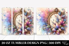 Wooden Stained Lobelia | 20 oz Tumbler Product Image 1