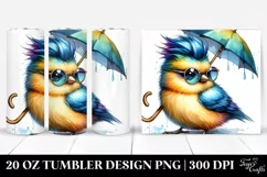 Cute Baby Bird Sitting | 20 oz Tumbler Product Image 1