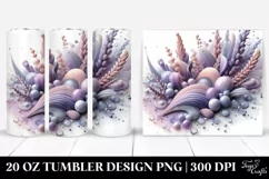 Abstract Lavender, High-Res 20 Oz Tumbler Product Image 1