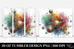 Colorful Watercolor Tumbler Product Image 1