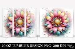 Vibrant Sunflower Tumbler | 20 oz Tumbler Product Image 1