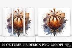 Wooden Small Stained Lobelia | 20 Oz Tumbler Product Image 1
