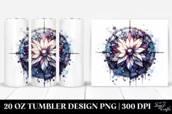 Shiny Lobelia Stained | 20 Oz Tumbler Product Image 1