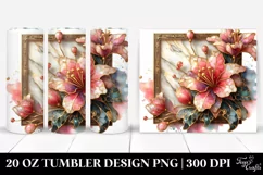 Wooden Small Stained Azalea with Golden Insertions | 20 Oz Product Image 1