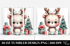 Baby Bear with Christmas Lights 20 Oz Tumbler Product Image 1